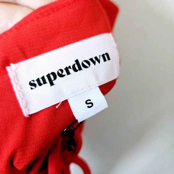 superdown Red Backless Dress - Picture 6 of 6